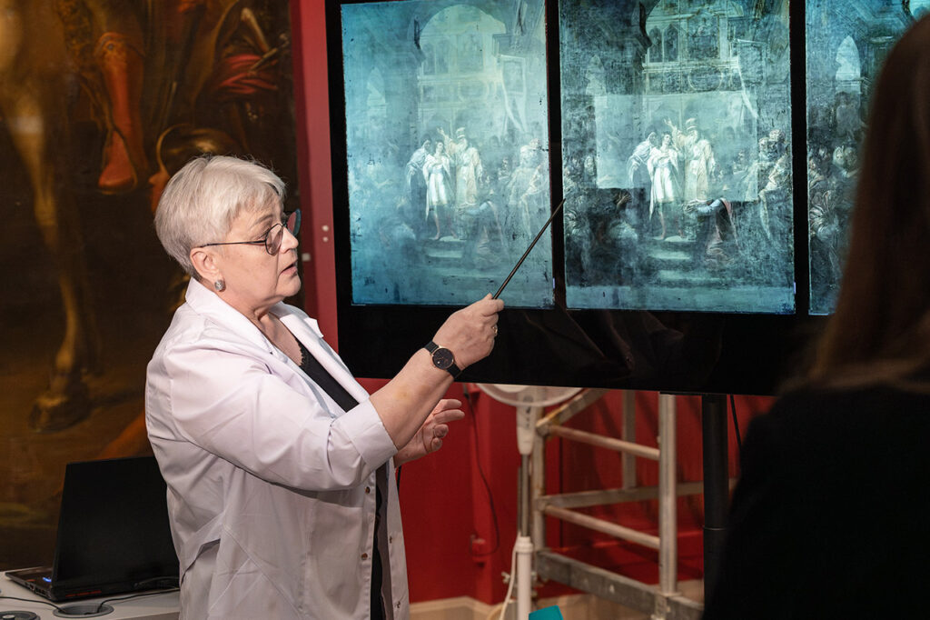 Русский музей показал итоги I этапа первой за 225 лет комплексной научной реставрации шедевра Григория Угрюмова