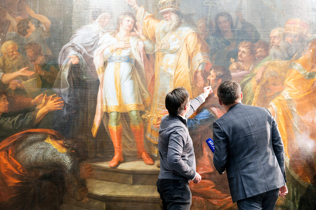 Русский музей показал итоги I этапа первой за 225 лет комплексной научной реставрации шедевра Григория Угрюмова